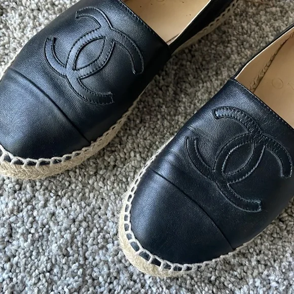 Chanel Lambskin Espadrilles - Picture 7 of 8